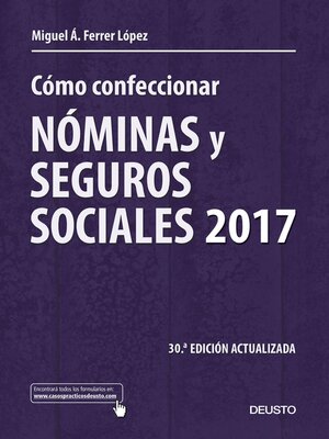cover image of Cómo confeccionar nóminas y seguros sociales 2017